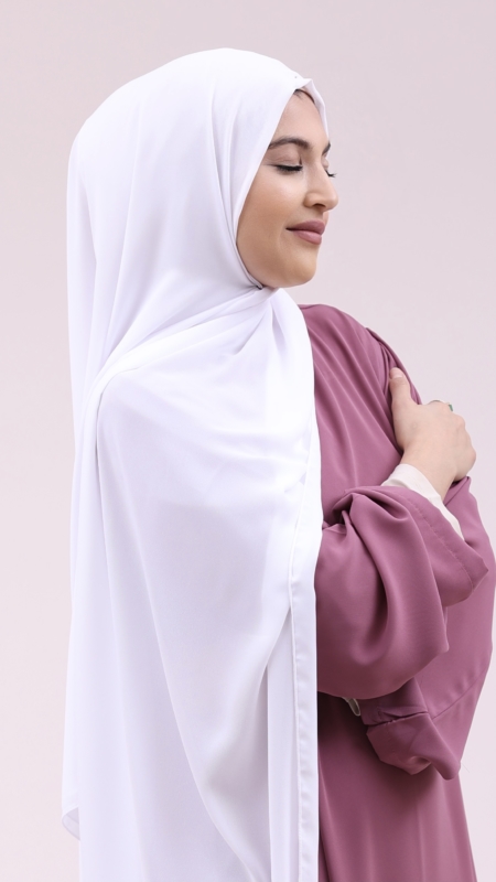 Premium Hijab White 